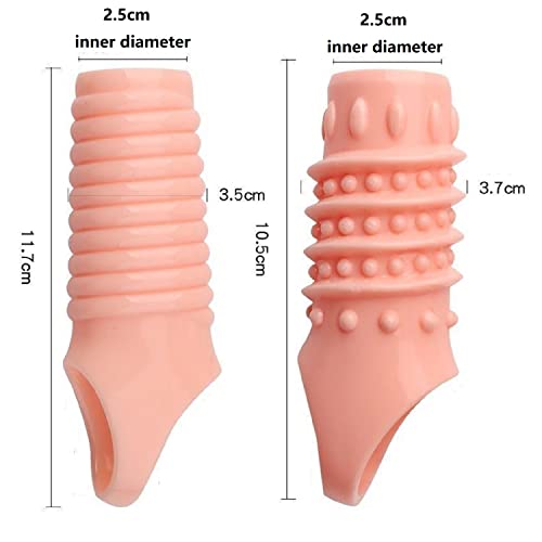 Tollew 98512785412791739 New Soft Realistic Sleeve Extender Sheath For Men Male Enhancement Extension Sleeve Massage 1739 thumb #7