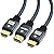 Yauhody 8K HDMI Cable 6.6ft (3 Pack), 48Gbps High Speed HDMI 2.1 Cable Durable Nylon Braided HDMI Cord 3 Pack, Supports 8K 60Hz 4K 120Hz 144Hz 3D Dynamic HDR HDCP 2.2 eARC