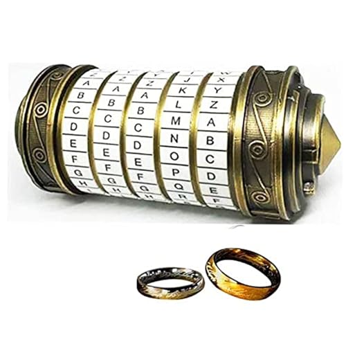 WHRMQ The Mini Da Vinci Code Cryptex Lock,Revomaze,Toy Interesting Gifts for Her or Him to All Festivals Occasions Such as Birthday or The Other Annversary. Deal
