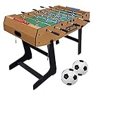 ⚽[Nahtlose erhöhte Ecke]: Die nahtlose erhöhte Ecke und das einfache grüne Spielfeld können den Kickertisch besser aussehen lassen und die Geläufigkeit des Spiels garantieren (der Ball würde nicht bei der Ecke bleiben).