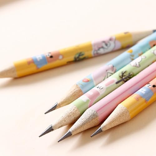 Image of 24 pcs Pencil and Pack of 2 Cutest Unicorn Eraser for Kids, Stationary Set, Rubber Eraser, Kawaii Erasers, Fancy Erasers for Birthday Return Gift (Pencil + Unicorn)