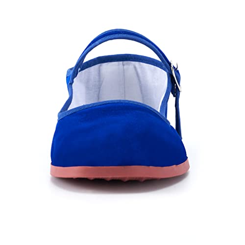 Image of Womens Classic China Flats, Casual China Doll Shoes, Cotton Mary Janes, Chinese Tai Chi Shoes
