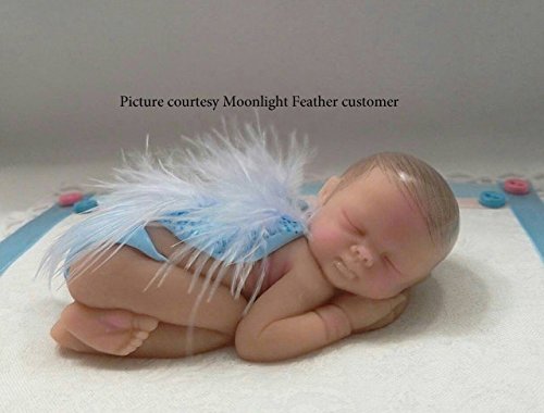 2 Yards - Ivory Turkey Medium Weight Marabou Feather Boa 25 Grams Halloween Costume Party Supply | Moonlight Feather #TOP4