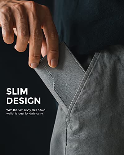 Image of VULKIT Card Holder Wallet with Double ID Windows RFID Blocking Pop Up Wallet Minimalist Design for 12 Cards