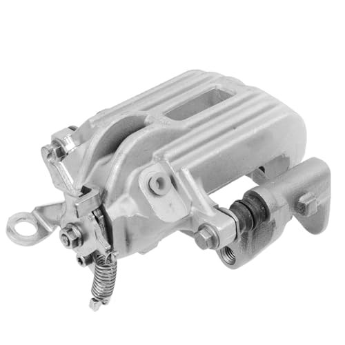 Image of Detroit Axle - 4.2L Rear Left Brake Caliper for 2004-2005 Jaguar Vanden Plas [Casting #VFCC2394-0], Driver Side Disc Brake Caliper with Bracket Replacement