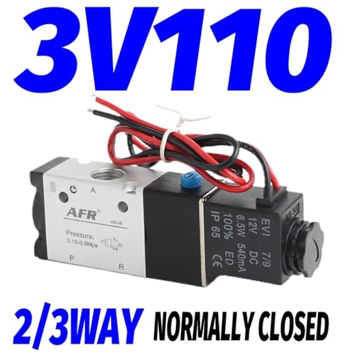 Vanne magnétique 3V110-06NC AC110V pour l'automatisation d'atelier