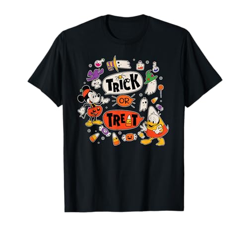 ディズニー ミッキーマウス ドナルドダック ハロウィン Trick or Treat Tシャツのサムネイル