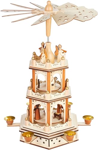 BRUBAKER 3-Tier Christmas Pyramid, 45 cm