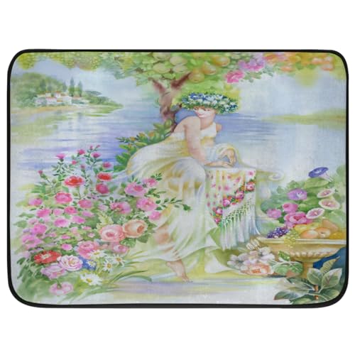 Tapis lavable en machine et antidérapant pour chambre - 3