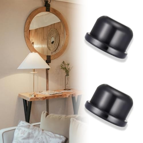 Image of 4 Pcs 1 /4-27 Solid Lamp Finials Caps, Lamp Shade Holder, Lamp Accessories, Lamp Decoration, Lamp Finial Knob, Black