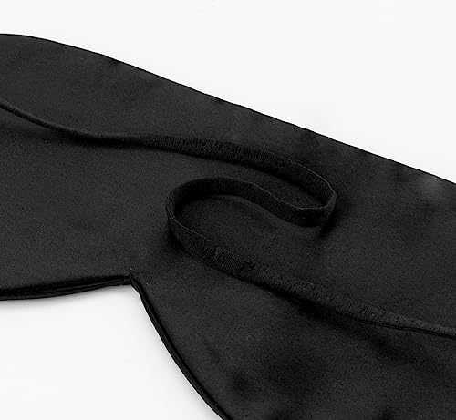 Máscara de dormir de seda da Yanser Luxury 100% máscara de seda de amoreira - cobertura para os olho