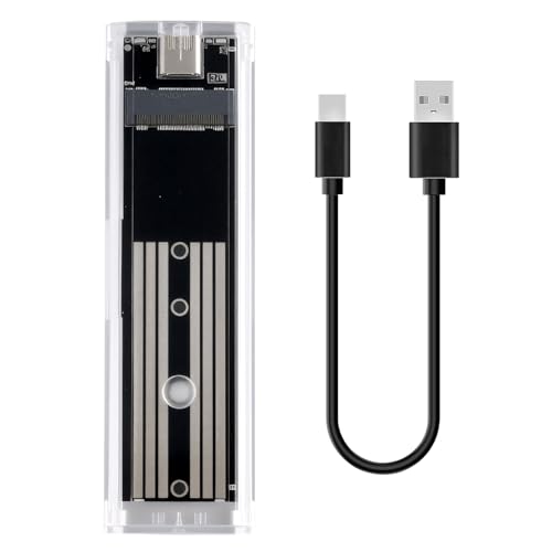 NVME Geh&auml;use M.2, Festplattengeh&auml;use, M2 SSD Geh&auml;use Adapter 10Gbps, NVMe USB Adapter mit UASP, M.2 SSD Geh&auml;use f&uuml;r 2230/2242/2260/2280 NVMe SSDs, Tragbares NVMe Case f&uuml;r Windows, Mac, Linux