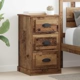Design et dimensions robustes : cette table de chevet en bois recyclé de qualité supérieure mesure 39 x 39 x 67,5 cm (L x l x H) et peut supporter jusqu'à 60 kg. Elle offre une surface de rangement stable et s'intègre parfaitement comme table de nuit ou table latérale dans votre chambre à coucher.