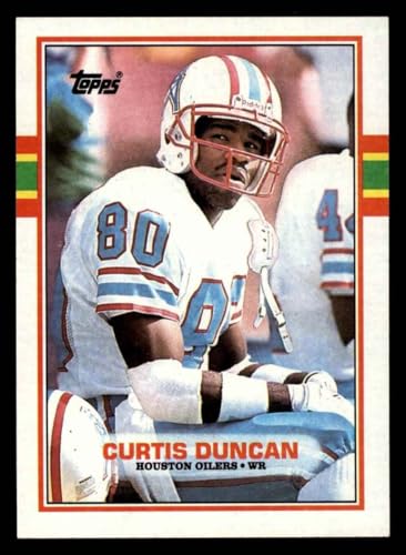 1989 Topps #92 Curtis Duncan Houston Oilers (Football Card) NM/MT Oilers Northwestern