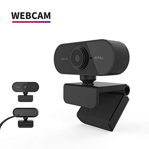 KIMIGO Full HD Webcam 1080P - Mit Mikrofon & Abdeckung Für Video Calls & Streaming
