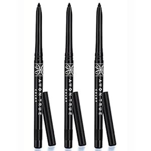 3 x Avon Glimmerstick Eyeliner in Blackest Black