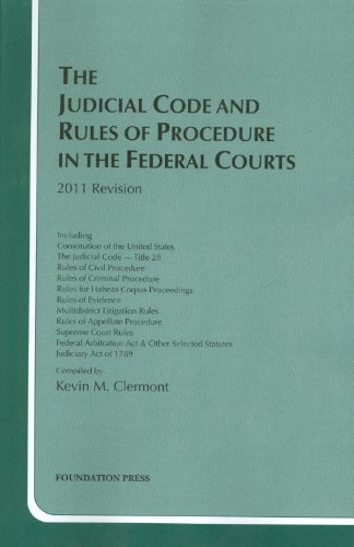 The Judicial Code and Rules of Procedure in the Federal Courts, 2011