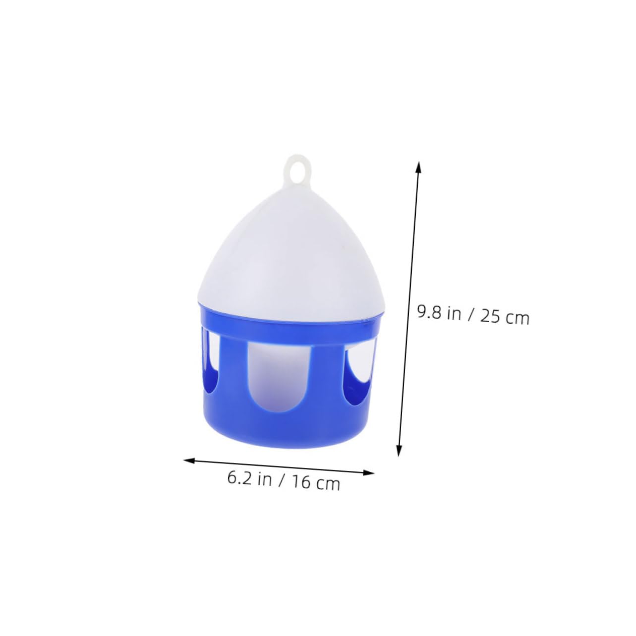 Abreuvoir Portable pour Oiseaux 2 Pièces PVC 2l Réutilisable