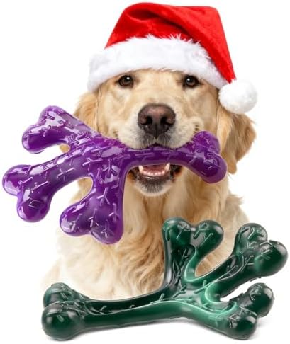 Aggressive Chewers Dog Chew Toys - 2 Pack Tough Dog Toys for Aggressive Chewers Large Breed, Indestructible Dogs Toy for Gift, Interactive to Keep Them Busy