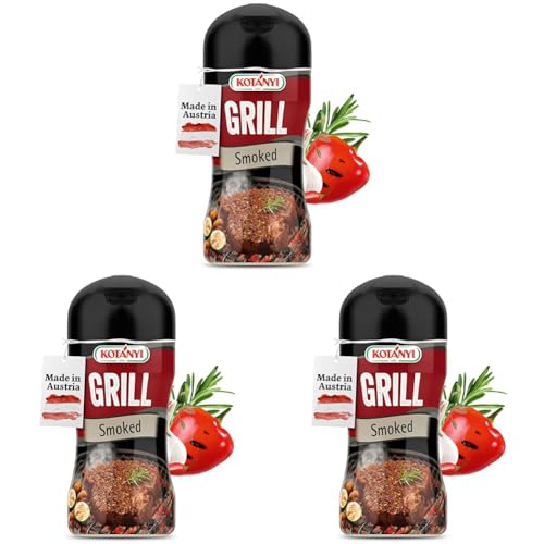 KOTÁNYI Grill Smoked Grillgewürz 80g - BBQ-Gewürzmischung & Grillgewürz für Grill - Marinade für jede Fleischsorte - Gewürzmischung zum Grillen - [Jetzt für die nächste Grillfeier bestellen!]