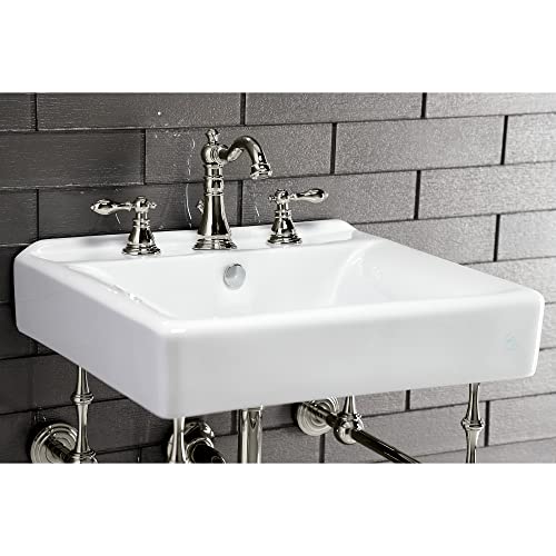 Kingston Brass FSC1971ACL American Classic Widespread Lavatory Faucet, 5-5/16" Spout Reach, Polished Chrome thumbnail 6