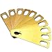 2023 10* Gold Guitar Neck Shim 0.2mm 0.5mm 1mm Thickness Brass Shims Electric-Guitar E-Bass Accessories