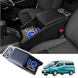 クラフトワークス バネット NV200 用 コンソール ボックス アームレスト センターコンソール バン ワゴン VANETTE 肘おき（ワイヤレス充電無）