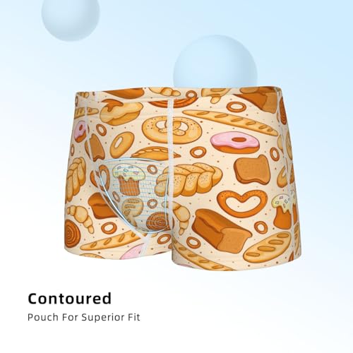 Boys' Cotton Boxer Brief Soft Underwear-Various Bread4