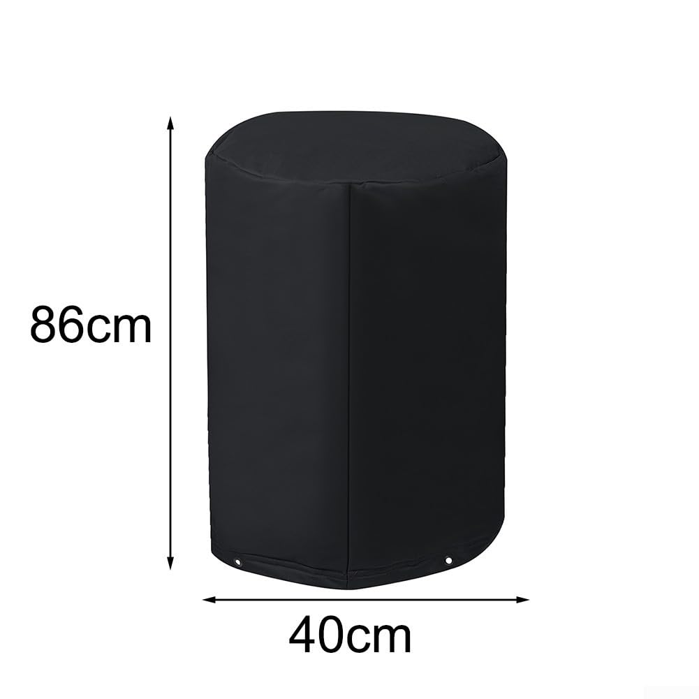 Copertura protettiva per pompa da esterno, con isolamento termico e cinghie regolabili di sicurezza per serbatoi a pressione e copertura contro i danni invernali (40 cm x 86 cm)