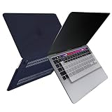 MS factory MacBook Pro 13インチ M2 2022 M1 2020 用 ケース カバー ＋ 日本語 キーボードカバー マックブックプロ 13 ハードケース タッチバー 搭載 Pro13 A2338 A2251 A2289 全16色 マット加工 ネイビー 紺 RMC series RMC-SETP13T-20-MNV