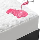 ELELEN Queen Mattress Protector 100% Waterproof Queen Mattress Pad with 3D Air Cotton Fabric Ultra S