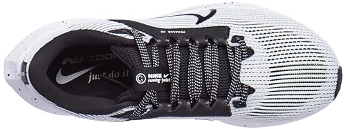 Nike Women's Air Zoom Pegasus 35 (GS) Running Shoes Competition, Black/White, 10 US