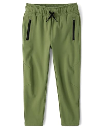 The Children's Place,Boys,Soft Tech Pull On Jogger Pants,Olive,Small