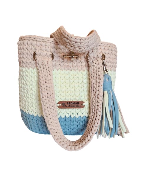 BEDMAR handmade bags 100% hand crocheted handbag,shoulderbag for women,girls