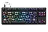 DROP Signature Series Mechanical Keyboard - Tenkeyless TKL (87 Key), Doubleshot Cherry Keycaps, Tactile Holy Panda Switches, Hot-Swap, Backlit RGB LED, USB-C, Aluminum Frame (Classic Midnight)