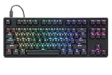 Drop Signature Series Mechanical Keyboard - Tenkeyless Tkl (87 Key), Doubleshot Cherry Keycaps, Tactile Holy Panda Switches, Hot-Swap, Backlit Rgb Led, Usb-C, Aluminum Frame (Classic Midnight)