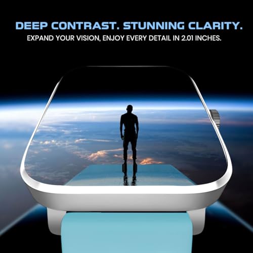 Image of GameSir H9 Smartwatch - Big Display | Bluetooth Calling | Heart Rate & SpO2 Monitor | 100+ Sports Modes | Long Battery | IP68 Waterproof | TFT Display | Design for Men & Women (Sky Blue)