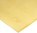 260 Brass Sheet, Unpolished (Mill) Finish, H02 Temper, ASTM B19/ASTM B36, 0.008" Thickness, 12" Width, 120" Length