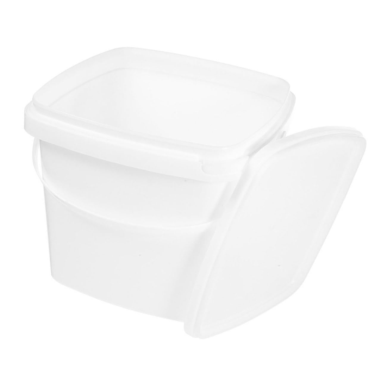 Veemoon Portable Water Bucket Lid Small Bucket Pp Material 1l Capacity for Garden Dormitory Home