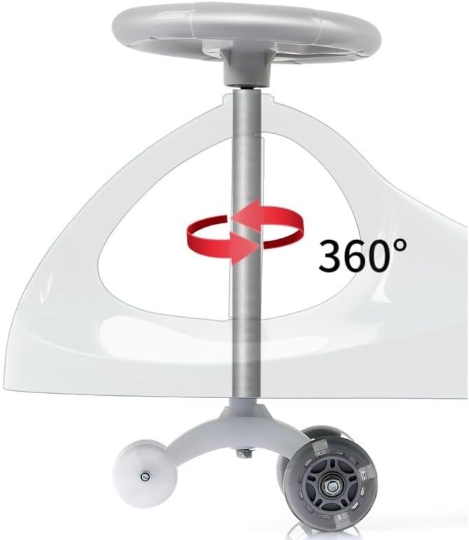 Miniatura 3 de Toy Cars Wiggle Car Ride On Toy with No Batteries Gears Or Pedals Outdoor Ride Ons for Kids Twist Cars(Royal Blue,Flashing Wheel)