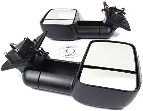 Clearview Premium Power Adjustable Heated Towing Mirrors with Turn Signal Indicators for Jeep Grand Cherokee