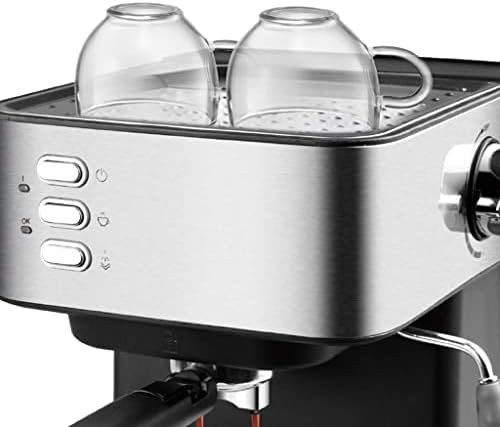 Bothyi Stainless Steel Coffee Machine with 1.6L Water for Office — view 3