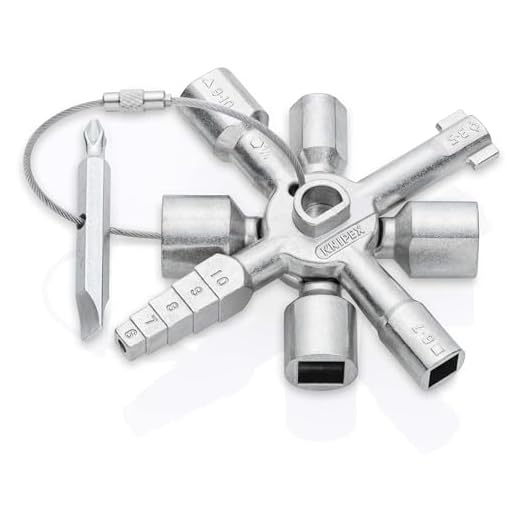 KNIPEX 00 11 01 TwinKey für gängige Schränke und Absperrsysteme 95 mm