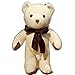 Produktbild LIUCHANG Plüsch Spielzeug Nette Trompete Gelenkbären Bär Kaninchen Plüsch Teddy Bär Puppe Kinder Schlaf Schlaf Kissen Tuch Farbe: Weiß Bär Größe: 45 cm (0,1 kg) liujiapeng55