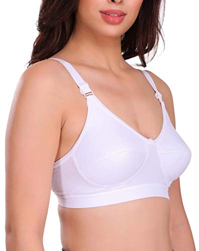 Image of Eve's Beauty Women's Cotton Non-Padded Wire Free Regular Bra