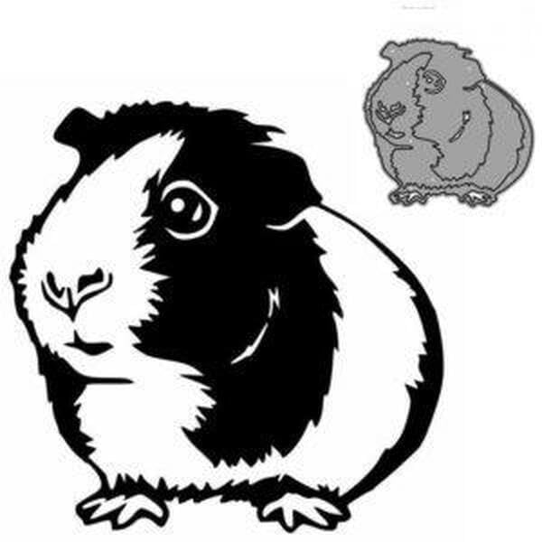 Guinea Pig Metal Cutting Dies Cut Mold Decoration Scrapbook Card Craft