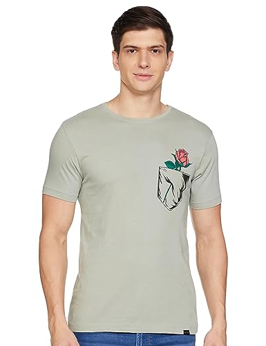 Image of KETCH Men Slim Fit Printed Half Sleeve T-Shirt