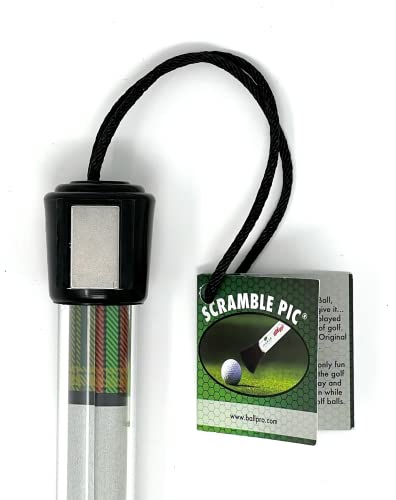 Scramble Pic Original Golf Ball Retriever With Suction Cup End And Magnetic Cart Fastener #TOP5