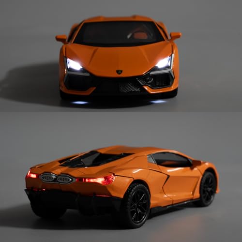 BDTCTK Auto a escala 1:32 compatible Lamborghini Aventador miniatura 3