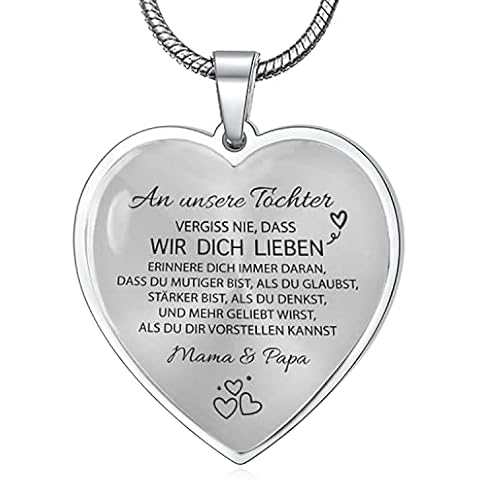 YOTHIWAD An unsere Tochter Kette Cover